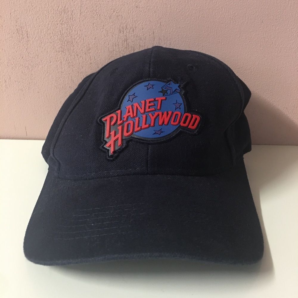 Vintage Planet Hollywood Black Baseball Cap